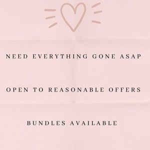 Send me an offer! 🥰🛍